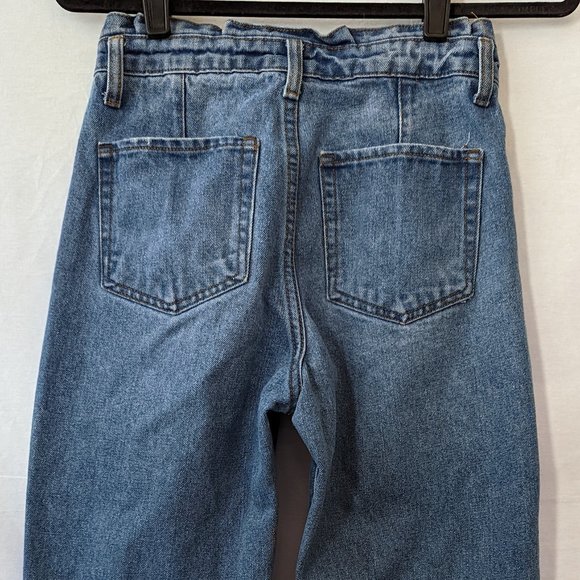Skinny Fries Medium Wash Balloon Jeans Size 3 - Picture 13 of 14